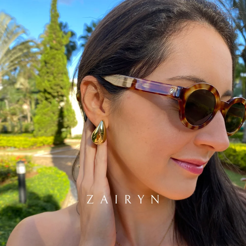 Brinco Gota Ouro 18k