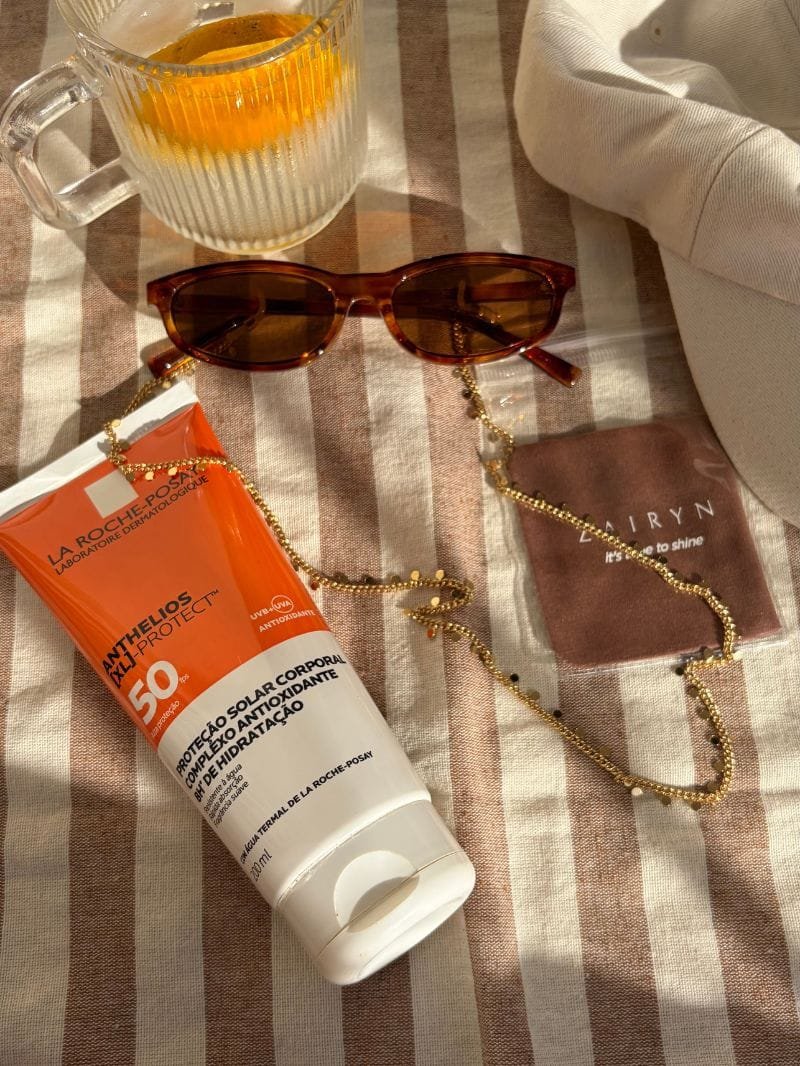 Corrente de óculos Leka Ouro 18k