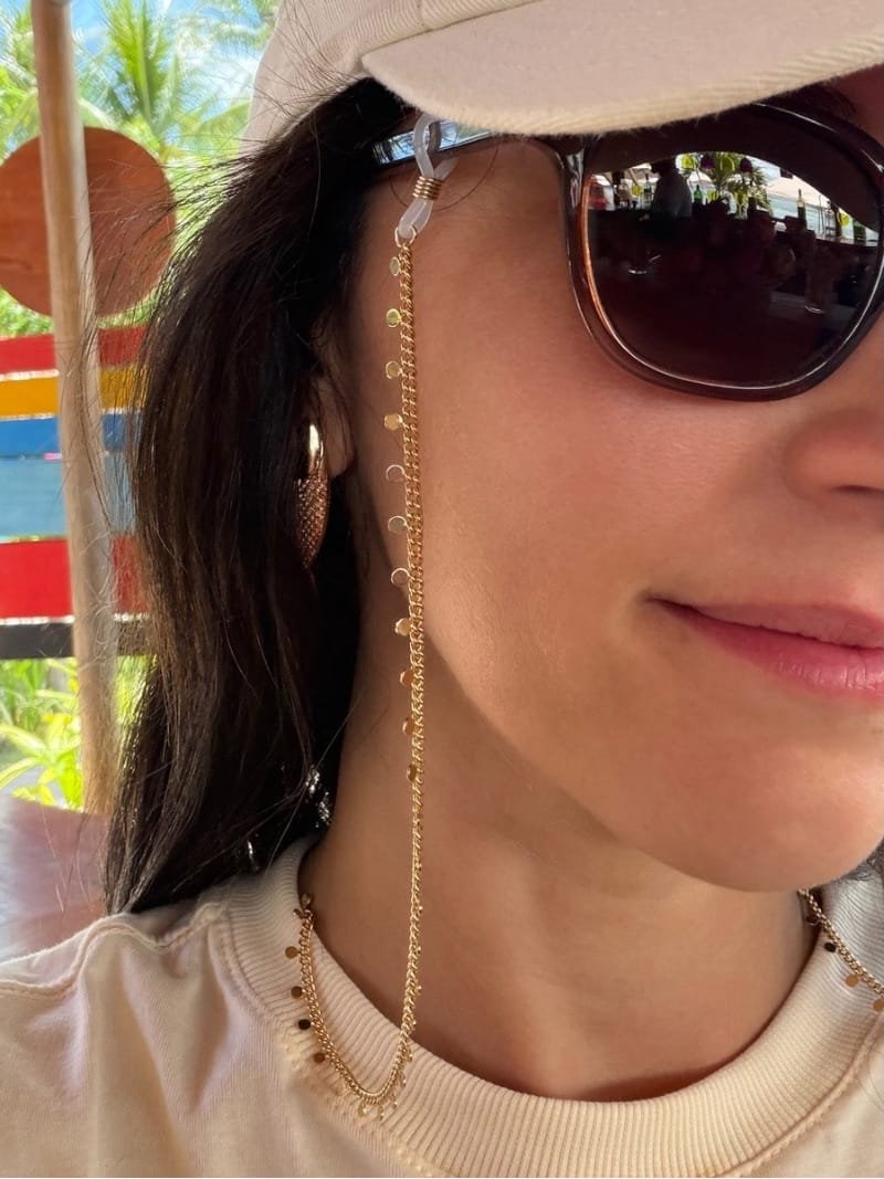 Corrente de óculos Leka Ouro 18k